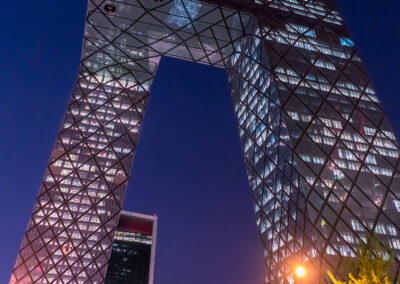China Beijing by night Peking bei Nacht